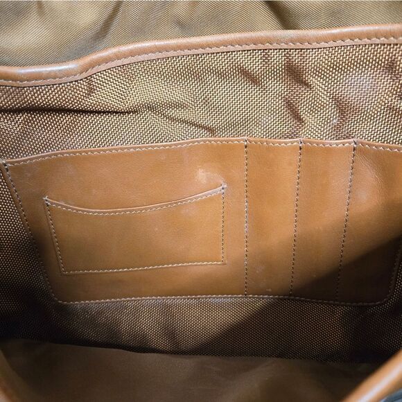 VINTAGE Coach brown leather laptop briefcase messenger bag H7S-0544 - Picture 11 of 15